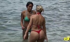 Morena gostosa do sexlog na balada sem calcinha
