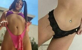 Video da Mc Pipokinha alisando buceta no show