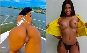 Sexo na praia Karlyane Menezes dando a bucetinha