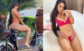 Juliana Bonde de quatro calcinha toda socadinha