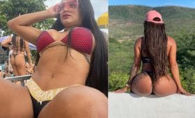 Tais Silva morena do Onlyfans mostrando bucetão