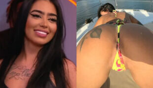 Mc Mirella exibindo a bunda grande